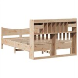 vidaXL Okvir kreveta bez madraca 140 x 200 cm od masivne borovine | shoptok.hr