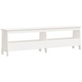 Klupa za hodnik bijela 160x28x45 cm od masivne borovine | Eponuda.com