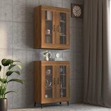 vidaXL Viseći zidni ormarić boja smeđeg hrasta 69,5 x 34 x 90 cm Cijene