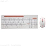 Everest Elite KM-6388 set tastatura + mis bijelo/narandzasti | Eponuda.ba