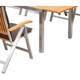 Gardenson Vrtna Garnitura Keros, 7-Delno, Raztegljiva Miza | Shoptok.si