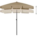  Suncobran za plažu smeđesivi 180 x 120 cm | shoptok.hr