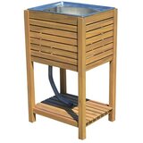 SUNFUN Vrtni drveni stolić (D x Š x V: 52 x 52 x 87 cm, Natur) | shoptok.hr
