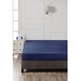 Mijolnir Temno modra napenjalna bombažna rjuha 140x200 cm – | Shoptok.si