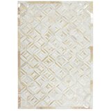 Novel RAVNO TKANA PREPROGA Spark 410 Elfenbein / Gold 80/150 cm krem barve, zlate barve Cene