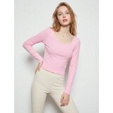 Sinsay Pamučna bluza s dugim rukavima | shoptok.hr