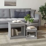 vidaXL Uklapajući stolići boja sivog hrasta 3 kom konstruirano drvo | shoptok.hr