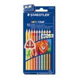 Staedtler Barvice Noris Club Jumbo ABS, 10 kosov + šilček | Shoptok.si
