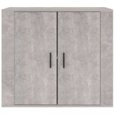  Komoda siva boja betona 80 x 33 x 70 cm od konstruiranog drva | shoptok.hr