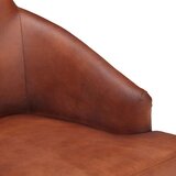  Blagovaonske stolice 6 kom smeđe od prave kozje kože | shoptok.hr