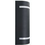  Vanjske zidne svjetiljke 2 kom 35 W crne poluokrugle | Shoptok.si