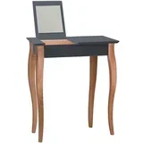 Grafitno siva toaletna mizica z ogledalom Dressing Table, dolžina 65 cm