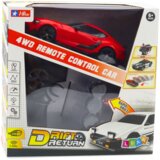  Auto na daljinsko upravljanje Drift Sports sa zamjenivim kotačima RC 4WD - crveni | shoptok.hr