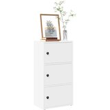 vidaXL Knjižna omara bela 40x24x77 cm inženirski les | Shoptok.si