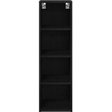 Viseći ormarić Crni hrast 30 x 29,5 x 100 cm Konstruirano drvo | shoptok.hr