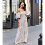 Gemre Purple floral maxi dress Ilario | ePonuda.com