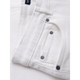 Ombre Men's denim classic shorts with rolled up leg - white | shoptok.hr