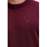 Barbour Puloverji ESSENTIAL TISBURY CREW MKN0844 Bordo | Shoptok.si