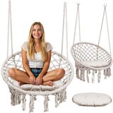  Viseća vrtna ljuljačka BOHO bež Cijene