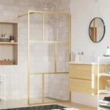 stijenka za walk-in tuš sa staklom esg zlatna 115 x 195 cm