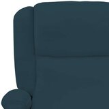  Naslonjač plavi baršunasti - Plava 1 | shoptok.hr