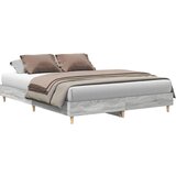 vidaXL Posteljni okvir brez vzmetnice 140x200 cm inženirski les, (21791836) | Shoptok.si