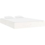  Okvir za krevet od masivnog drva bijeli 180 x 200 cm veliki | shoptok.hr