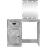  Toaletni stolić LED boja betona 90x50x132,5cm konstruirano drvo | shoptok.hr
