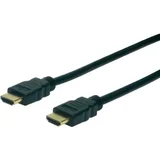 HS HDMI priključni kabel [1x HDMI-utikač<=> 1x HDMI-utikač] 1m, crn, AK-