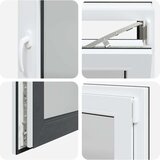  Podrumski prozor RISOR 90x60 cm Okretno-nagibni DIN desni antracit - Antracit 90 x 60 cm (troslojni) 1 Naginjanje i okretanje | shoptok.hr