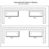AQUAART kada TREND170/O akrilna kada s oblogom 1700X700X390 | shoptok.hr