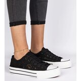Gemre Black women's lace-up sneakers Fernansis | shoptok.hr