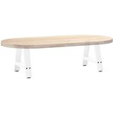 vidaXL Noge kavne mize v obliki črke A 2 kosa bele barve 30x(30-31) cm, (21828672) | Shoptok.si
