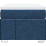 vidaXL Krevet s oprugama i madracem plavi 90 x 190 cm od tkanine | shoptok.hr