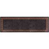 vidaXL Pralna preproga 80x300 cm črna in zlata protizdrsna, (20668749) | Shoptok.si