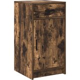  3-delni set toaletne mize z LED in dimljenim hrastovim lesom, (22055037) | Shoptok.si