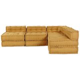  Modularna sofa 4 pcs Žuta Tkanina | shoptok.hr