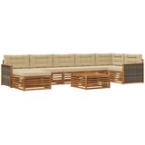  Set vanjskih sofa 8 pcs Prirodna i bež | shoptok.hr