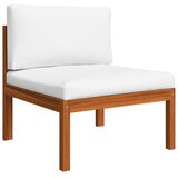  Srednja vrtna sofa od masivnog bagremovog drva s jastucima | shoptok.hr