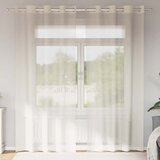 Voile zavjese s ušicama 2 kom krem 140x245 cm | shoptok.hr
