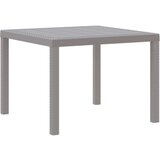  Set od 5 komada za objedovanje na otvorenom s jastučićima svijetlo siva poliratan | shoptok.hr