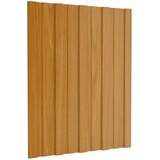 Krovni panel 12 pcs Prirodna 60 x 45 cm Pocinčani čelik | shoptok.hr