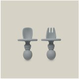 Interbaby silikonski set pribora za samostalno hranjenje Petrol Grey Cijene