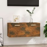  Stenska omarica dimljeni hrast 80x35x36,5 cm konstruiran les, (20740585) Cene