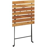  3-dijelni sklopivi bistro set od masivne tikovine i čelika | shoptok.hr