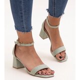 D/CEO Black sandals on a block heel Millo | Shoptok.si