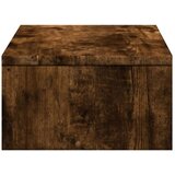 vidaXL Stojalo za zaslon s predali dimljeni hrast 50x27x15 cm inž. les | Shoptok.si