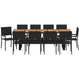  Vrtni set za objed 11 pcs Crna poliratan | Eponuda.ba