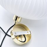  Visilica na sajli HARMA 1xE27/15W/230V prečnik 30 cm bela/zlatna | Eponuda.com