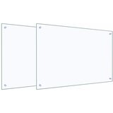  Kuhinjski zid 2 pcs *Transparent*an 90 x 60 cm | shoptok.hr